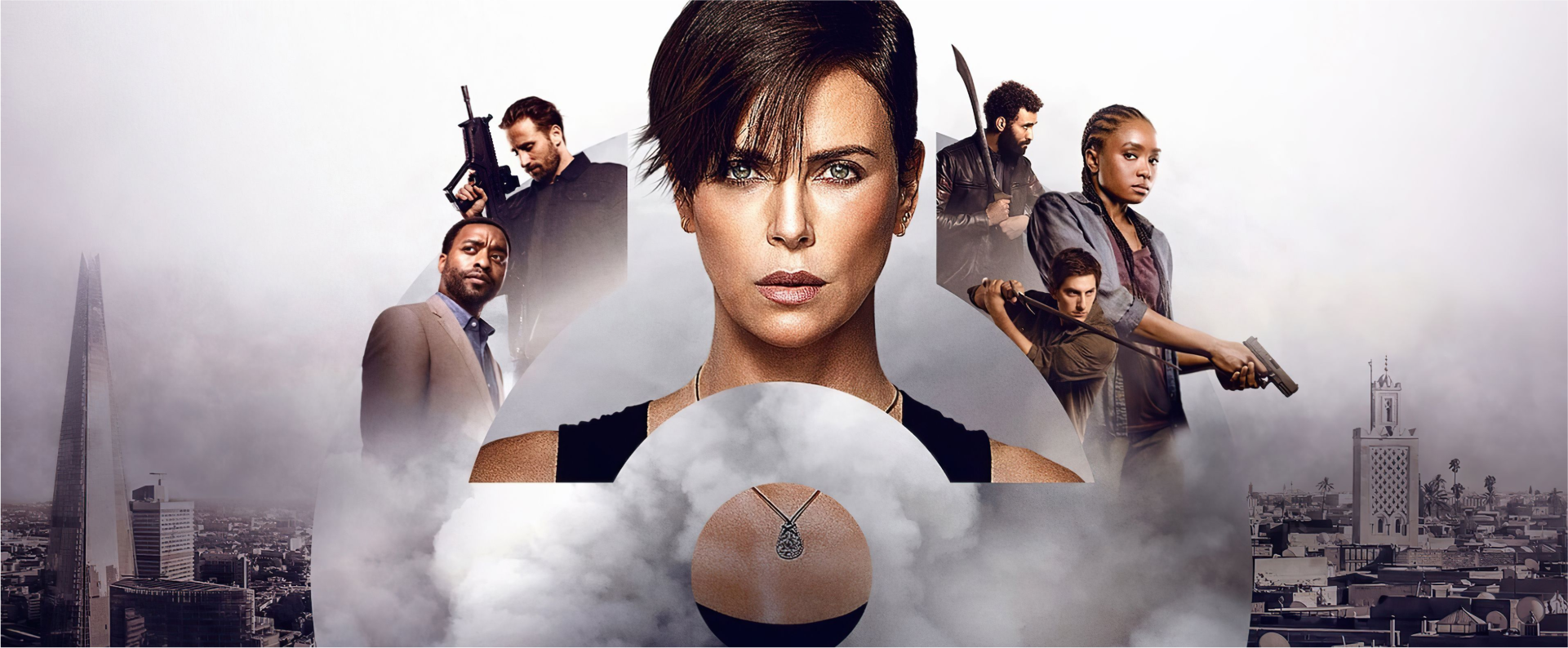EZ Movie ดูหนังฟรี ไม่มีโฆษณา ภาพโลโก้ The Old Guard | Netflix (2020) ดิ โอลด์ การ์ด