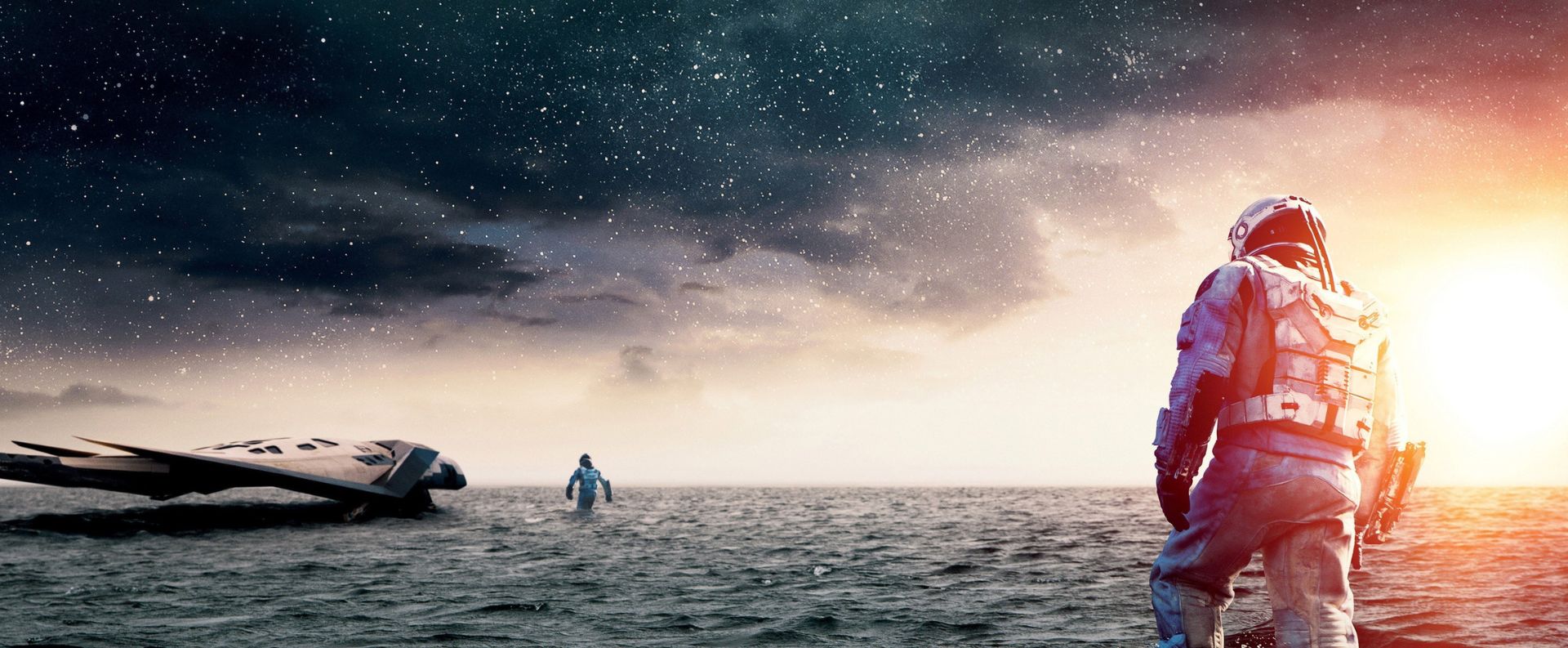 EZ Movie ดูหนังฟรี ไม่มีโฆษณา ภาพโลโก้ Interstellar (2014) อินเตอร์สเตลลาร์ ทะยานดาวกู้โลก